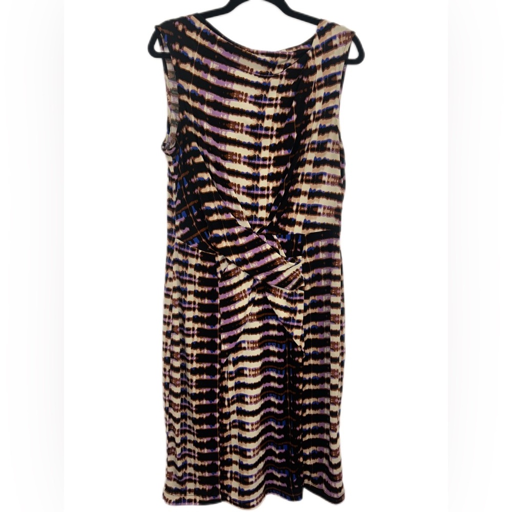 Nordstrom Taylor Elegant Multicolor Print Sleeveless‎ Dress Size 14